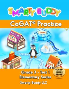 Book Cover: Smarty Buddy CoGAT Practice