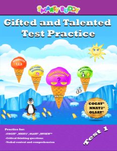 Book Cover: Smarty Buddy Gifted and Talented Practice